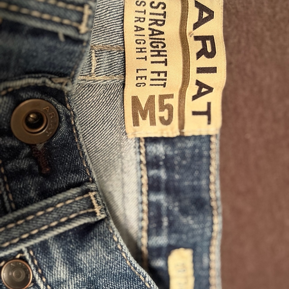 Ariat Men's M5 Straight Leg Denim Jeans